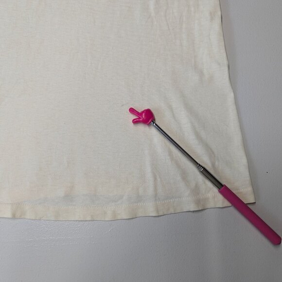 Extremely Vintage U of A Fayetteville Beat Texas Week King Pizza Tee 1983 XL - Picture 5 of 14